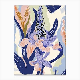 Colourful Flower Illustration Hyacinth 4 Canvas Print
