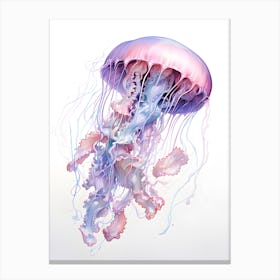 Colourful Jellyfish Art 1 Canvas Print