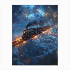 Train In The Sky 9 Canvas Print