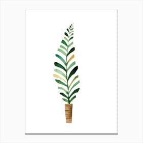 Fern In A Pot Canvas Print