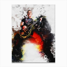 Smudge James Hetfield Canvas Print