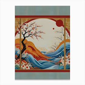 Japanese Landscape 4 Canvas Print