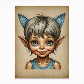 Little Elf Canvas Print