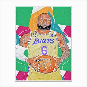 LeBron James 2 Canvas Print