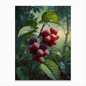 Berries In The Forest Canvas Print