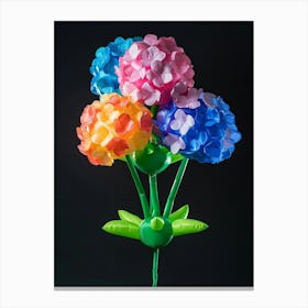 Bright Inflatable Flowers Hydrangea 2 Canvas Print