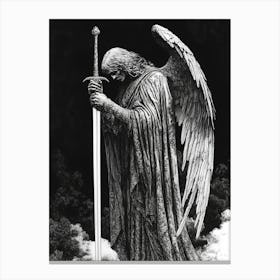 Angel With Sword Canvas Print