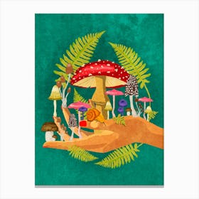 Mushroom cosmos Canvas Print