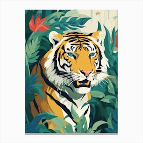 Tiger In The Jungle 41 Canvas Print