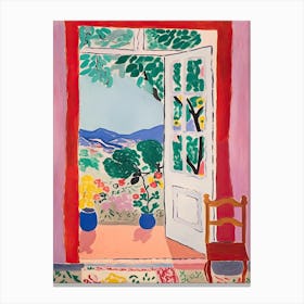 Open Door Matisse Inspired Canvas Print