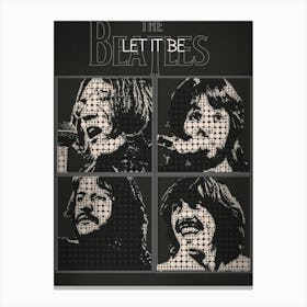 Let It Be The Beatles John Lennon Paul Mccartney George Harrison Ringo Starr Canvas Print