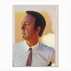 Kevin Spacey Retro Collage Movies Canvas Print