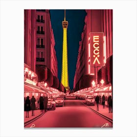 Paris Art Deco 2 Canvas Print