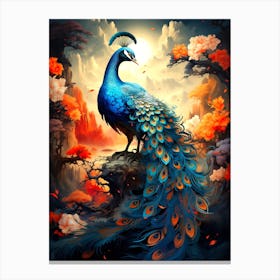 Peacock 2 Canvas Print