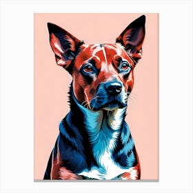 Dog Portrait (9) Canvas Print
