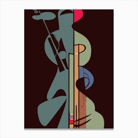 Jazz Musician Canvas Print