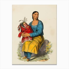 Indian Woman Canvas Print