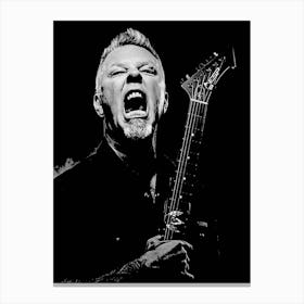 James Hetfield Metallichead band music 7 Canvas Print