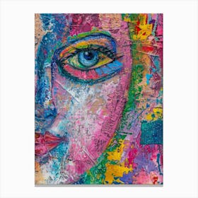 Face Of A Woman 54 Canvas Print