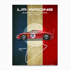 Lm Racing Ferrari 250LM Canvas Print