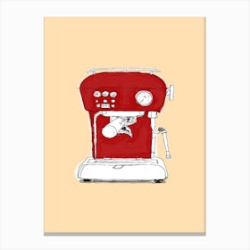 Espresso Machine Canvas Print
