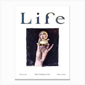 Life Magazine Cover (28 May 1925) Life Magazine Canvas Print