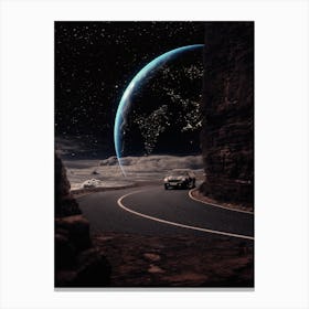 Driving Space Canvas Print