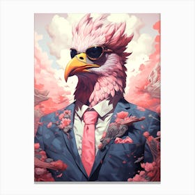 Eagle In A Suit Canvas Print