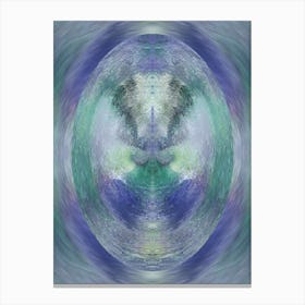 Cosmic Ascension Blue  Canvas Print