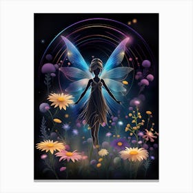 Fairy In The Meadow 3 Canvas Print