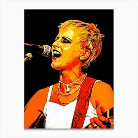 Dolores O'Riordan The Cranberries 1 Canvas Print