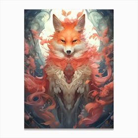 Fox King Forest Canvas Print