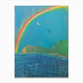 Rainbow Over The Ocean 1 Canvas Print