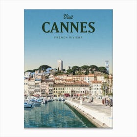 Cannes, French Riviera Canvas Print