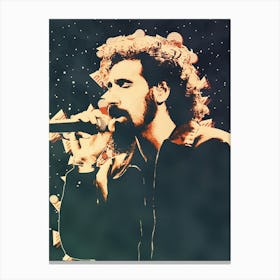 Serj Tankian system of a down 4 Canvas Print