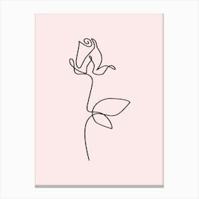 Single Rose Canvas Print