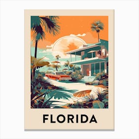 Vintage Travel Poster Florida 3 Canvas Print