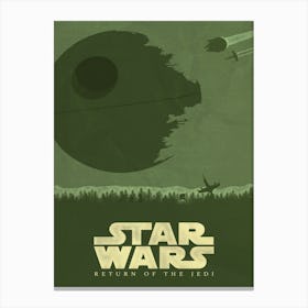 Return of the jedi minimal Canvas Print