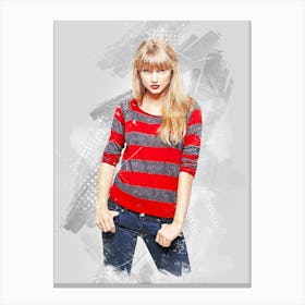 Taylor Swift Full Body Canvas Print