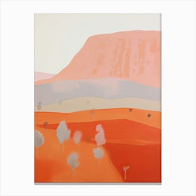 Great Sandy Desert   Australia, Contemporary Abstract Illustration 2 Canvas Print