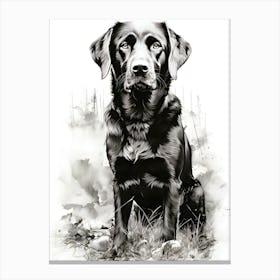 Tail Wag Tales The Happy Dog Canvas Print