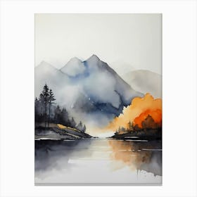 Scotland Landscape Painting Canvas Print