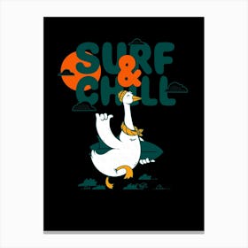 Surf And Chill Canvas Print