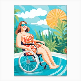 Body Positivity Sunshine Days Illustration 8 Canvas Print