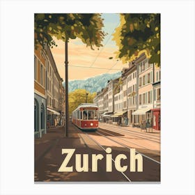 Aihrgdesign A Classic 1960s Travel Poster For Zurich Showcasi E07da122 Dcfa 4791 Bc8f E8aaffd9dd1c 1 Canvas Print