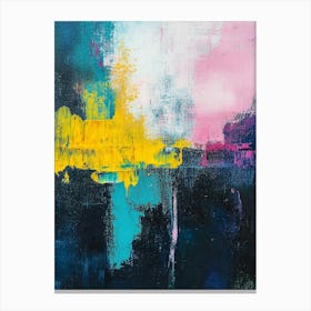 Dark Background With Splashes Canvas Print