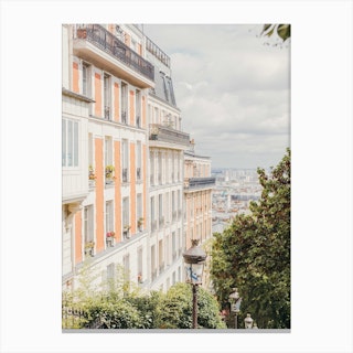Montmartre Summer Canvas Print