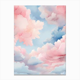 Pink Clouds In The Sky 4 Canvas Print