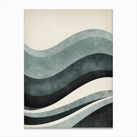 Syncronous Waves Canvas Print