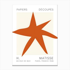 Henri Matisse Starfish 2 Canvas Print